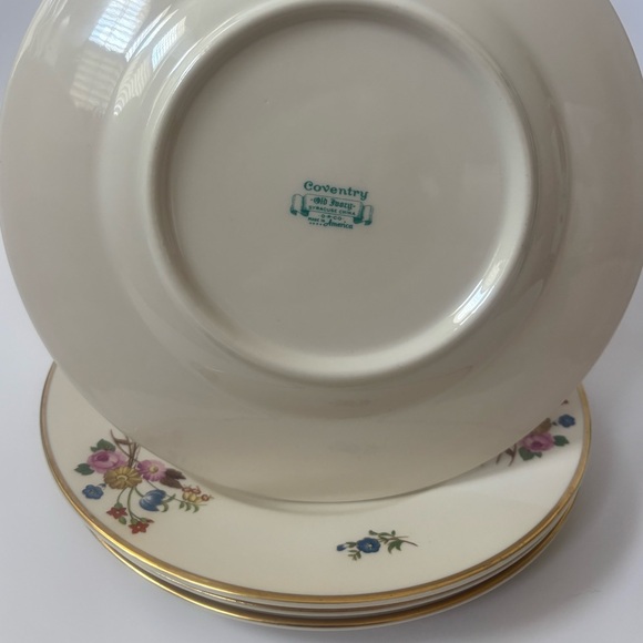 Syracuse China "Old Ivory Coventry" Salad/Dessert Plates (4) 1950’s - Picture 3 of 4